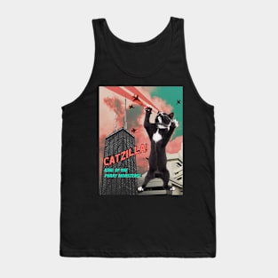 Catzilla! King of the Purry Monsters! Tank Top